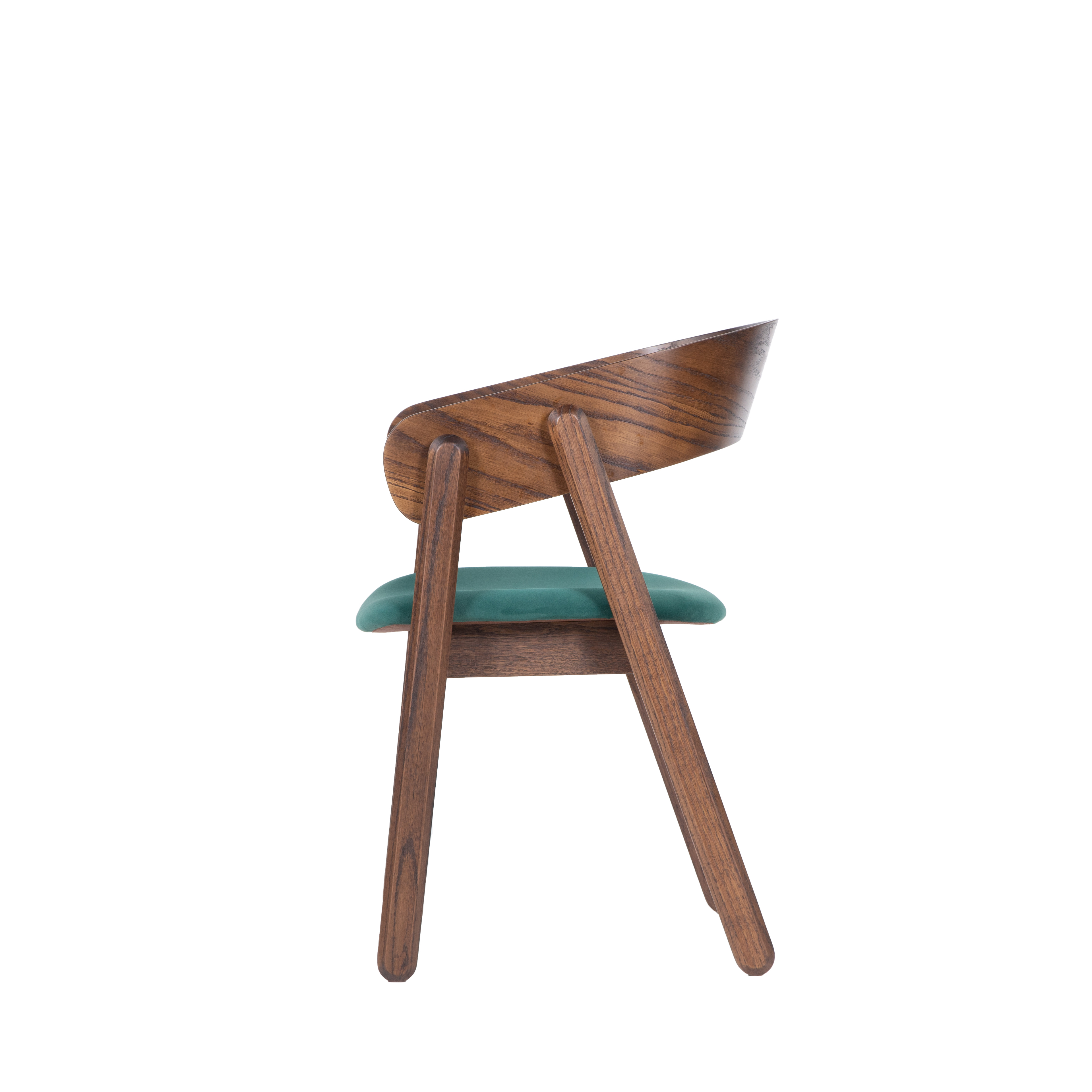 Стул Армиана-2  Фреш 25 зелёный каркас  Орех Американский