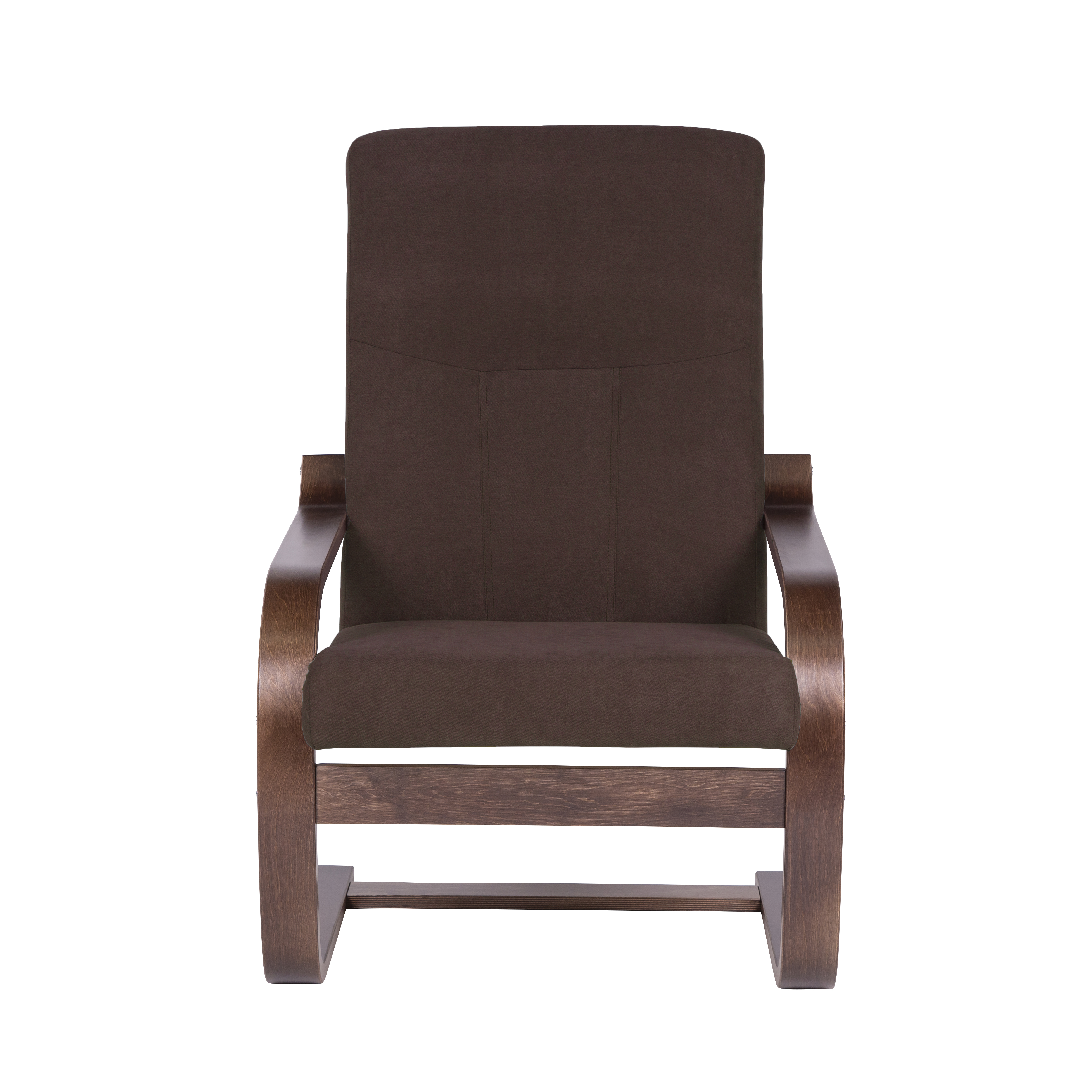 кресло Кристалл фреш 05 коричневый каркас Орех