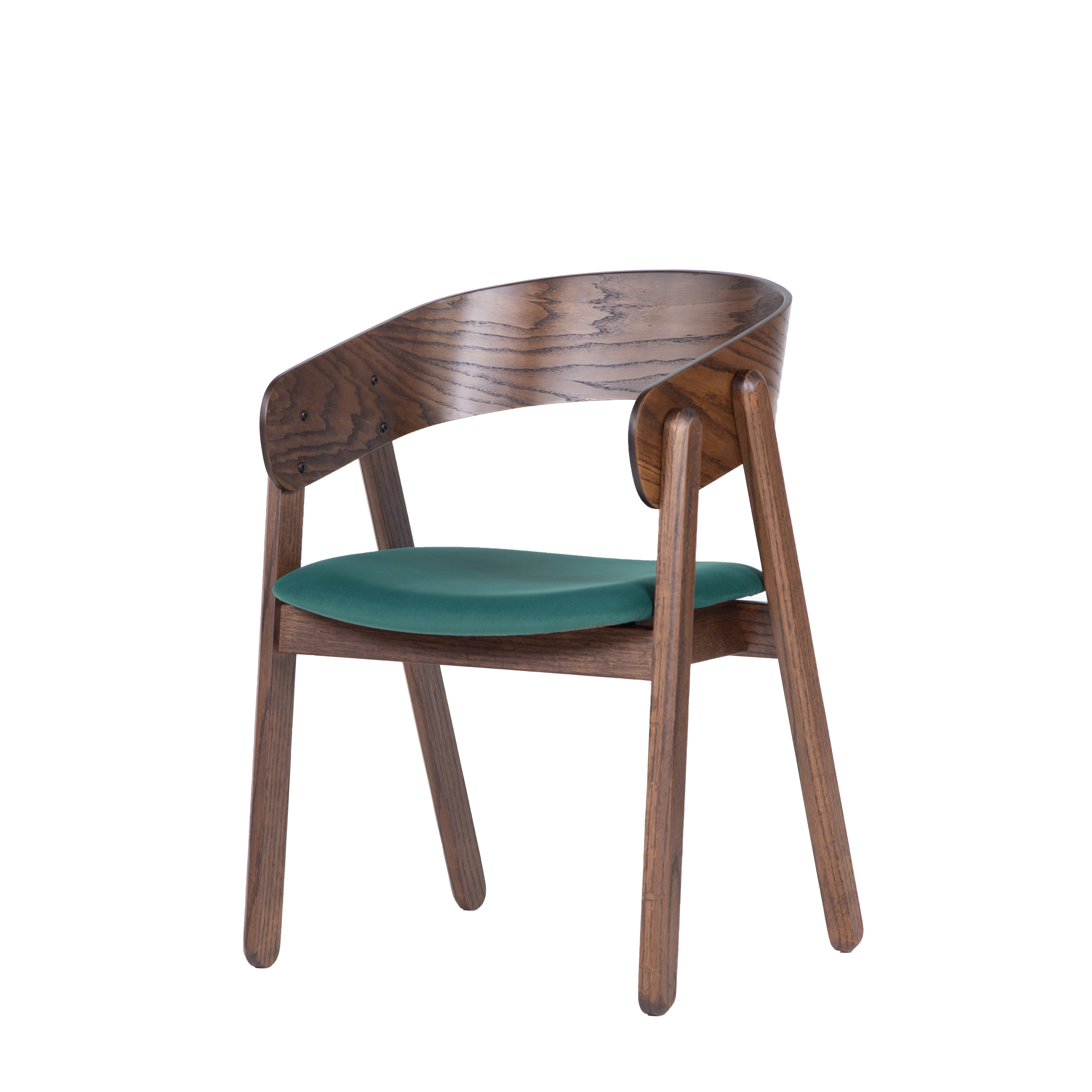 Стул Армиана-2  Фреш 25 зелёный каркас  Орех Американский