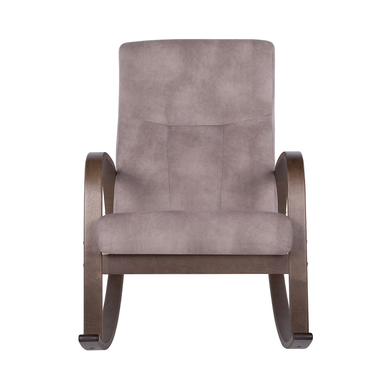 Кресло-качалка Ирис  Крем-брюле каркас  Орех