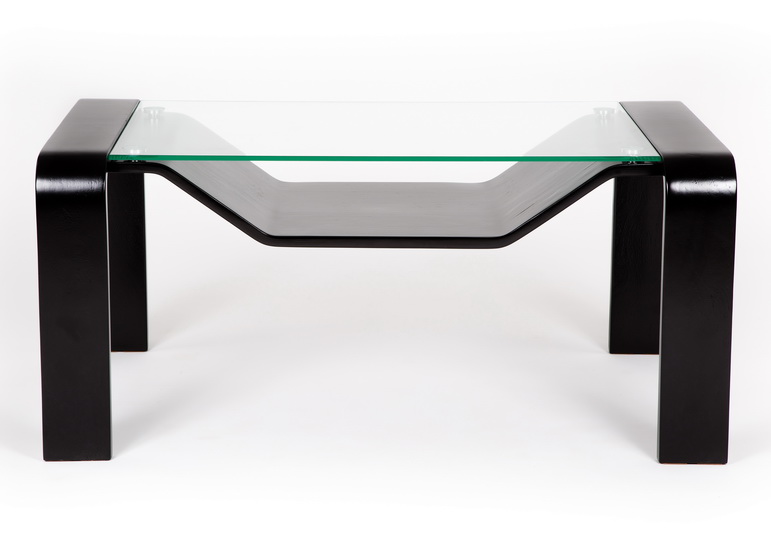 журнальный стол Гурон 1   каркас  Венге структура