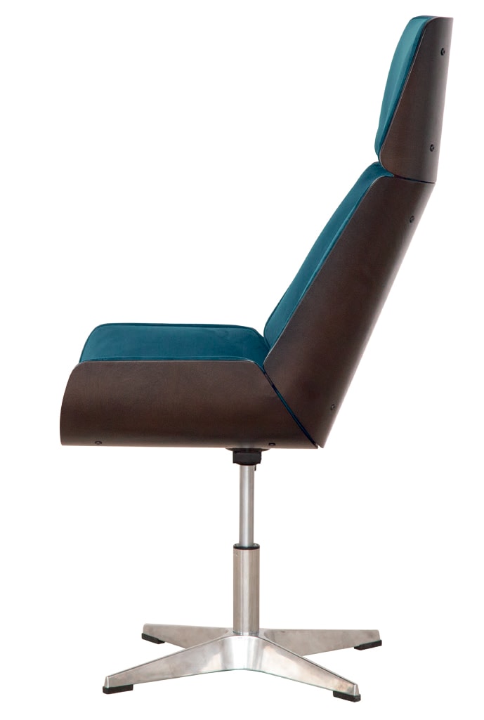 кресло Оксфорд 1  Премьер 19 каркас  Вишня