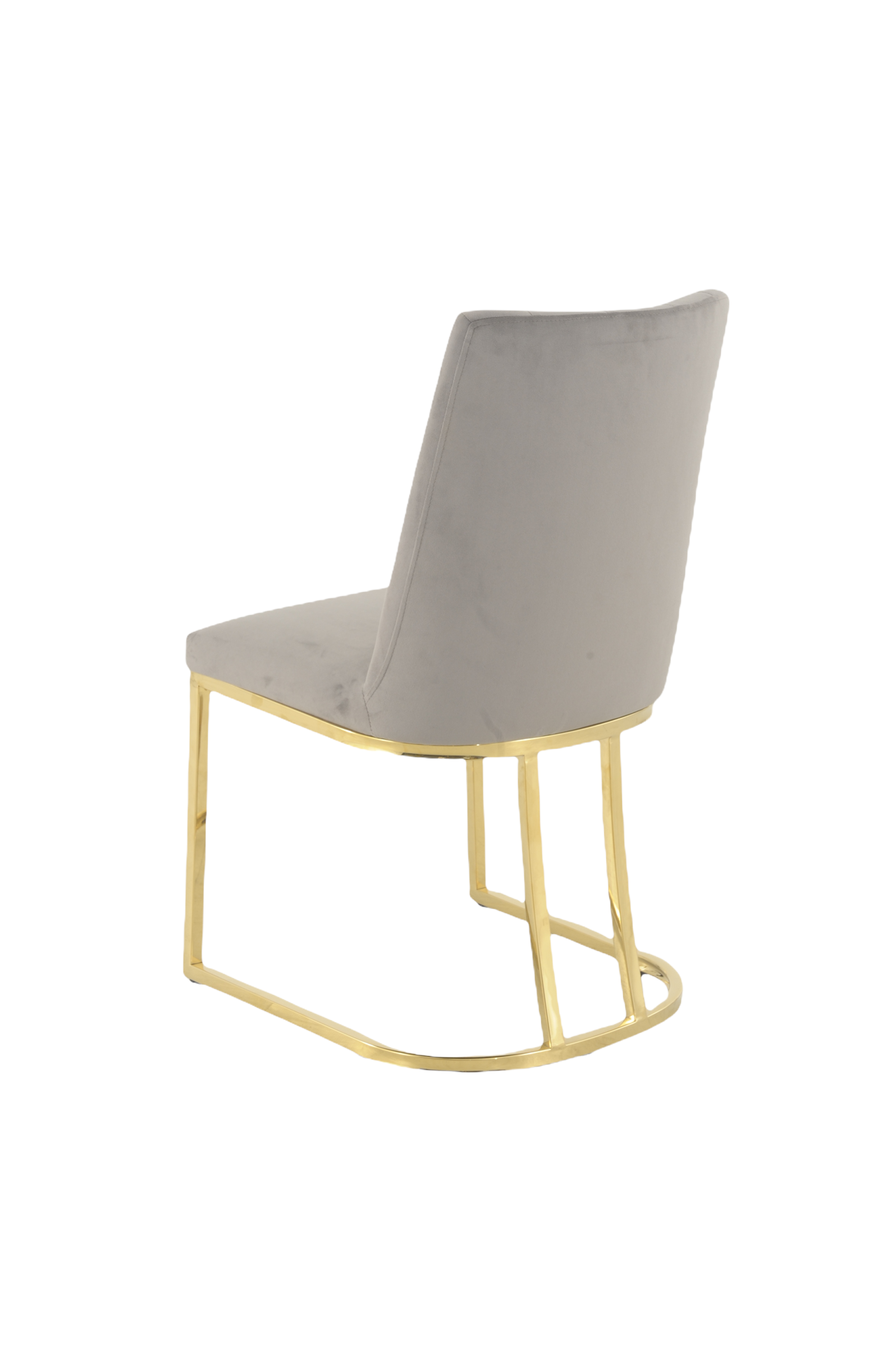 Стул обеденный Пресли DX-2055-1.1, 42х44х92, серый, золото