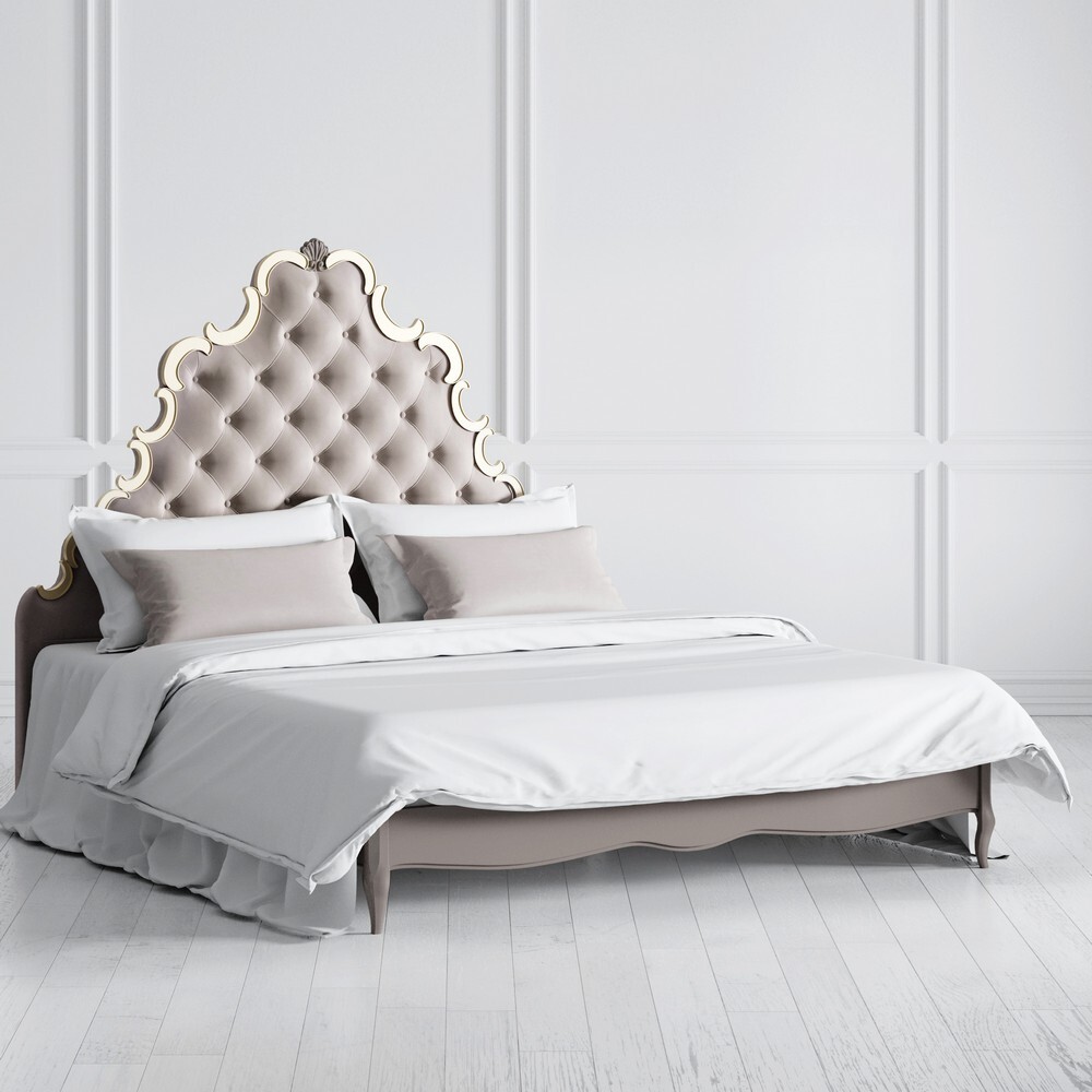 Кровать с мягким изголовьем 180*200 