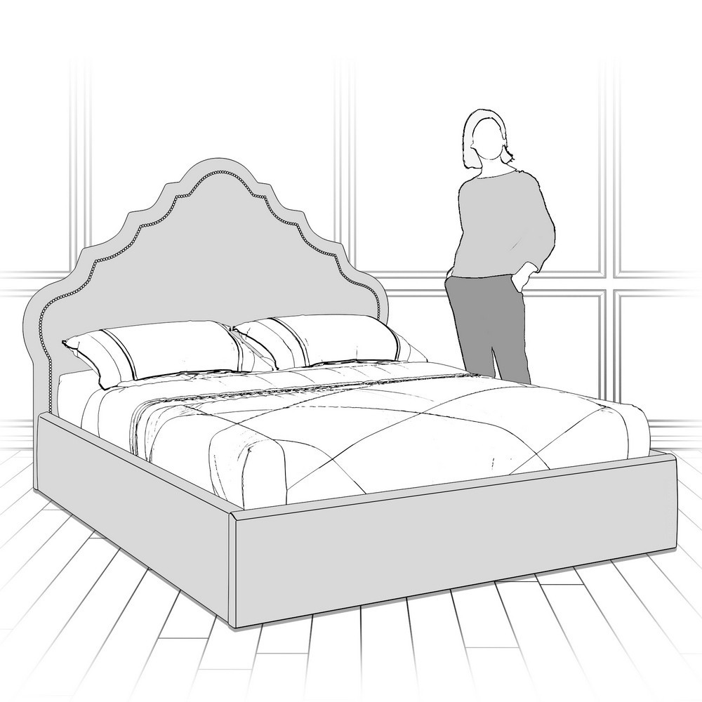 Кровать с подъемным механизмом K08-1600-N-B12