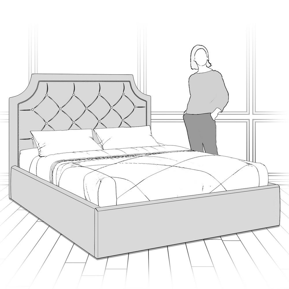 Кровать с подъемным механизмом K09Y-1200-N-B01