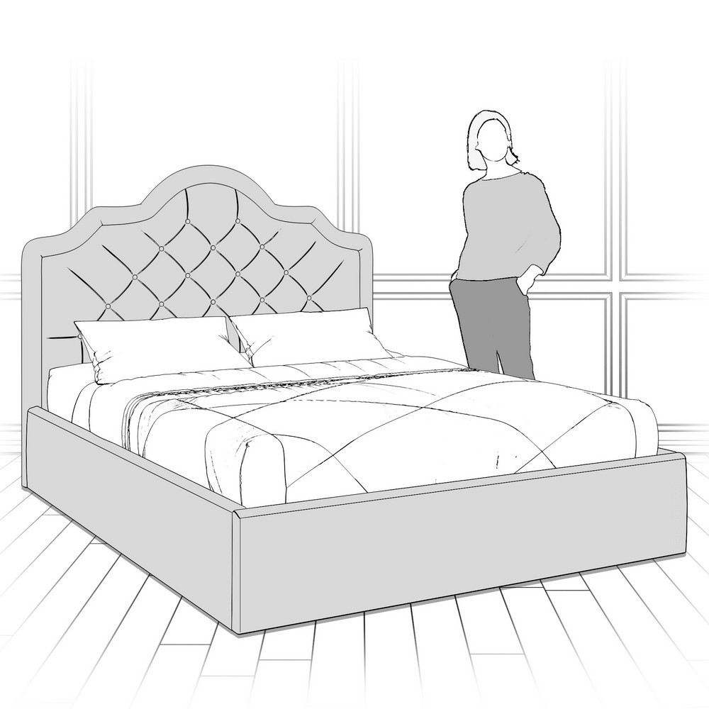 Кровать с подъемным механизмом K05Y-1200-B13