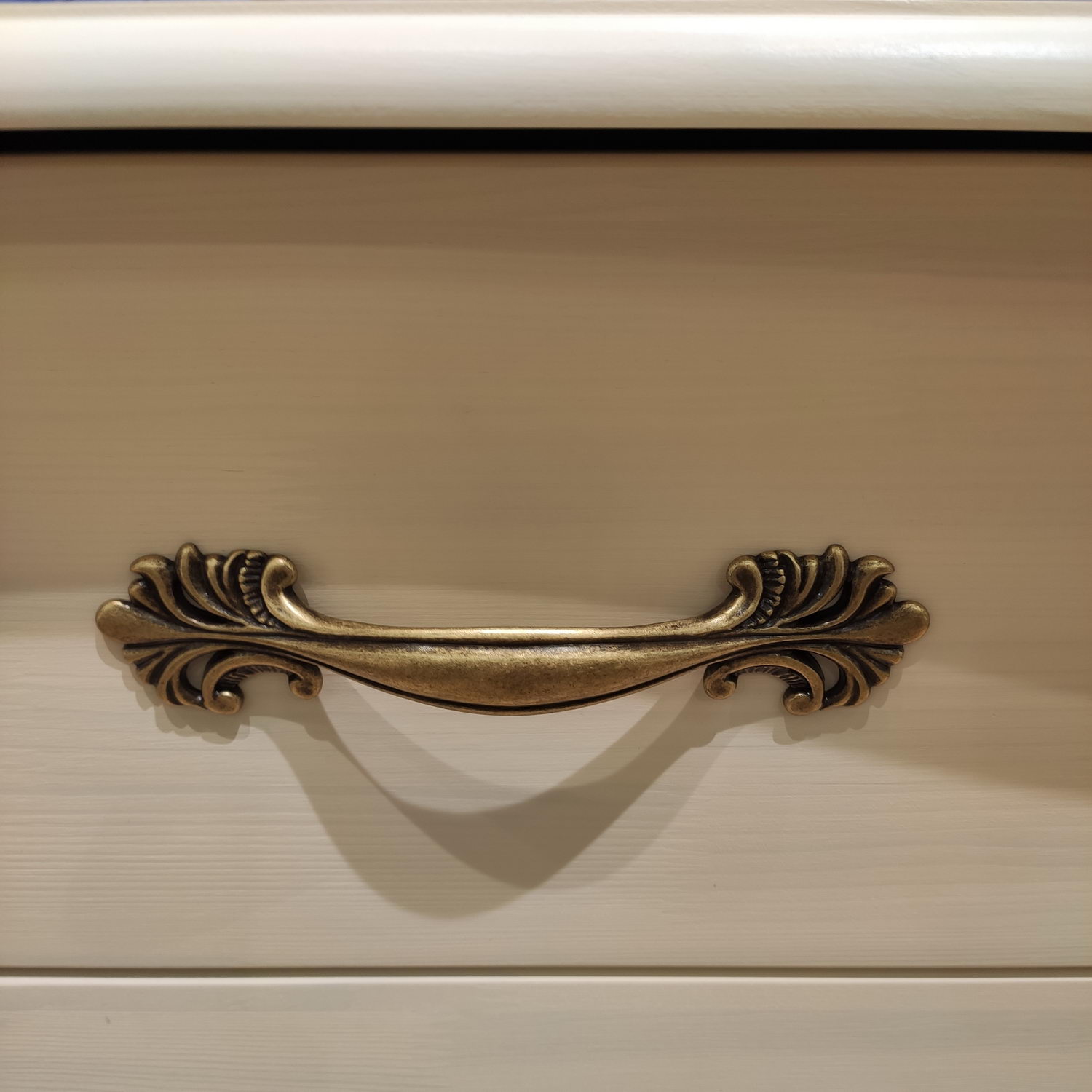 Комод с 3 ящиками белый сосна ЛеБо