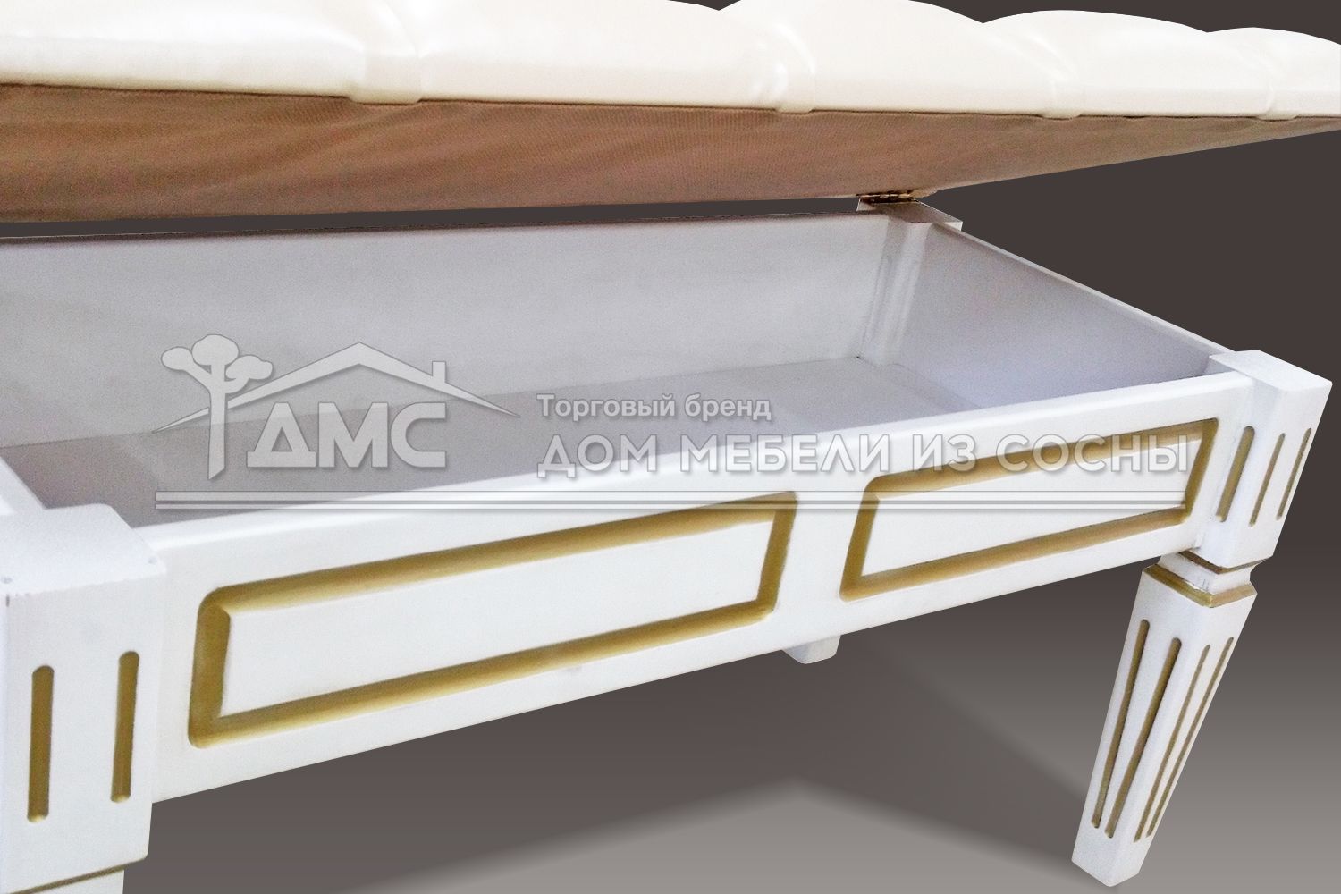 Банкетка с каретной стяжкой