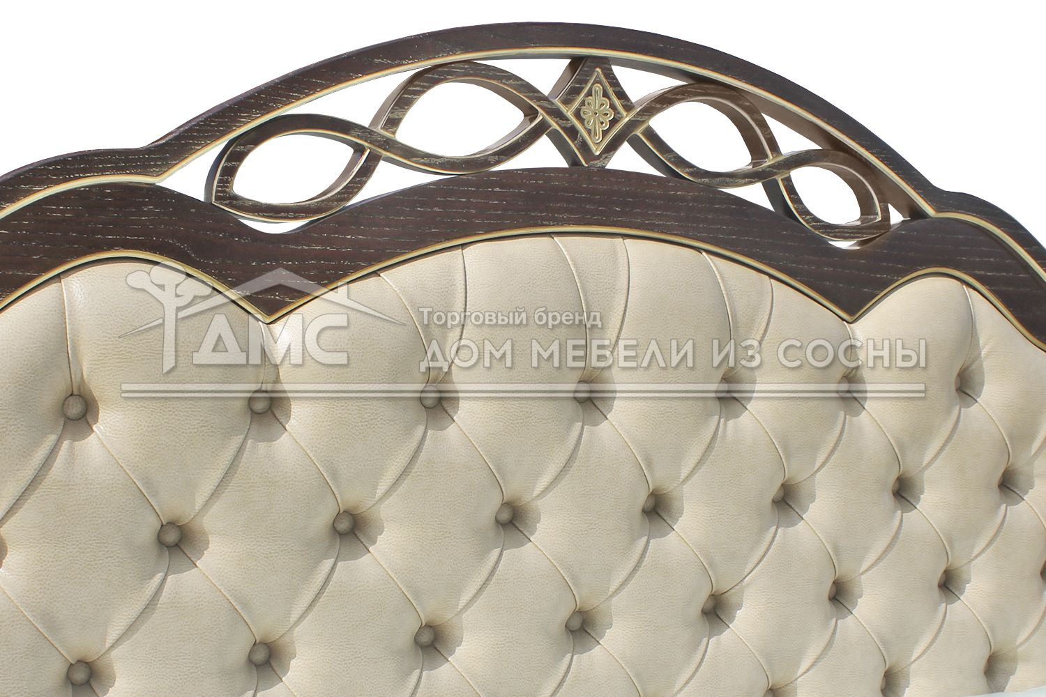 Кровать Камила с мягкой спинкой 2000х2000