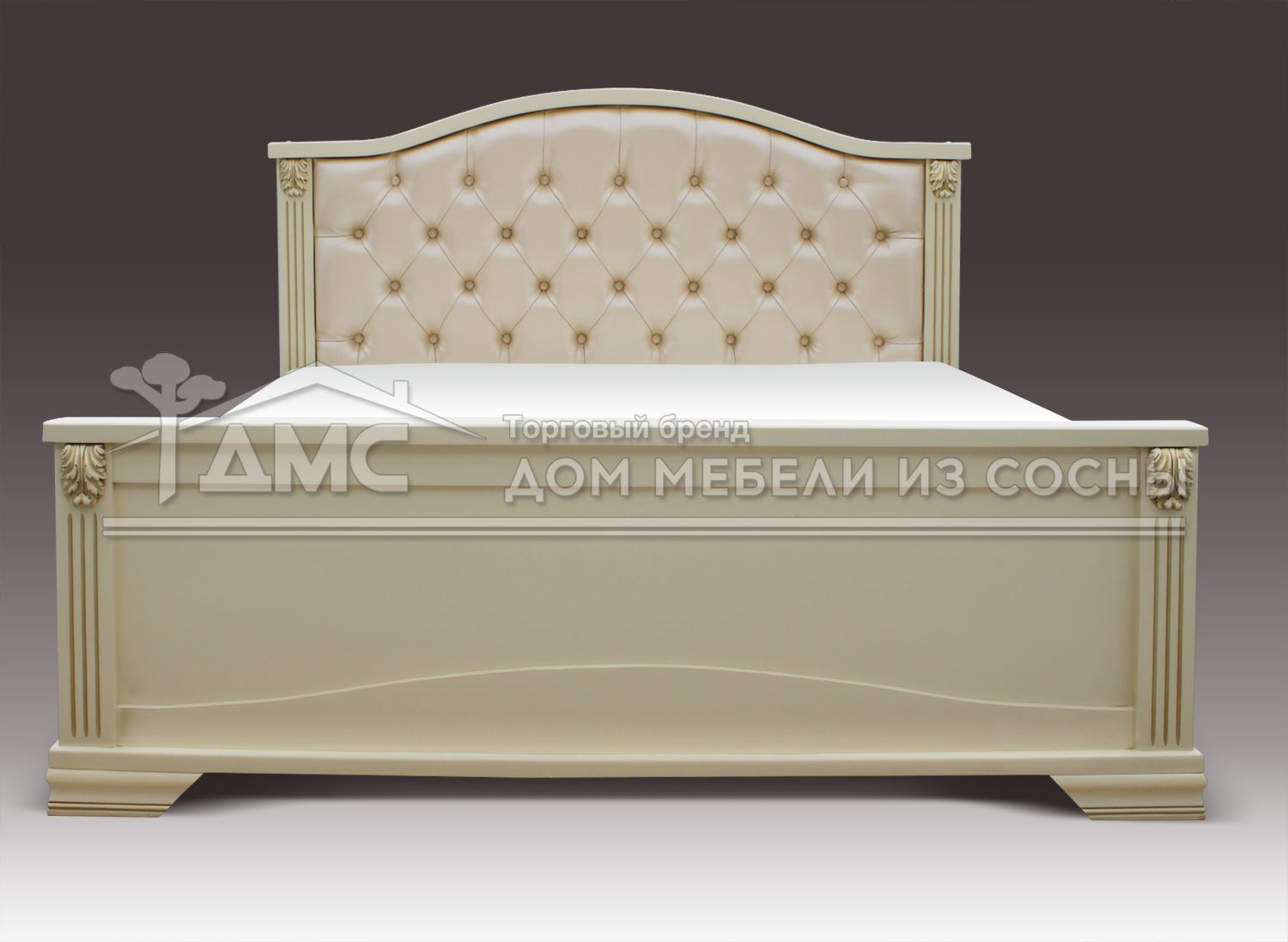 Кровать Кливия с мягкой спинкой 2000х2000
