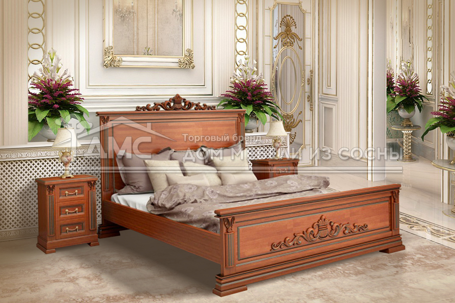 Кровать Виктория 1200х2000