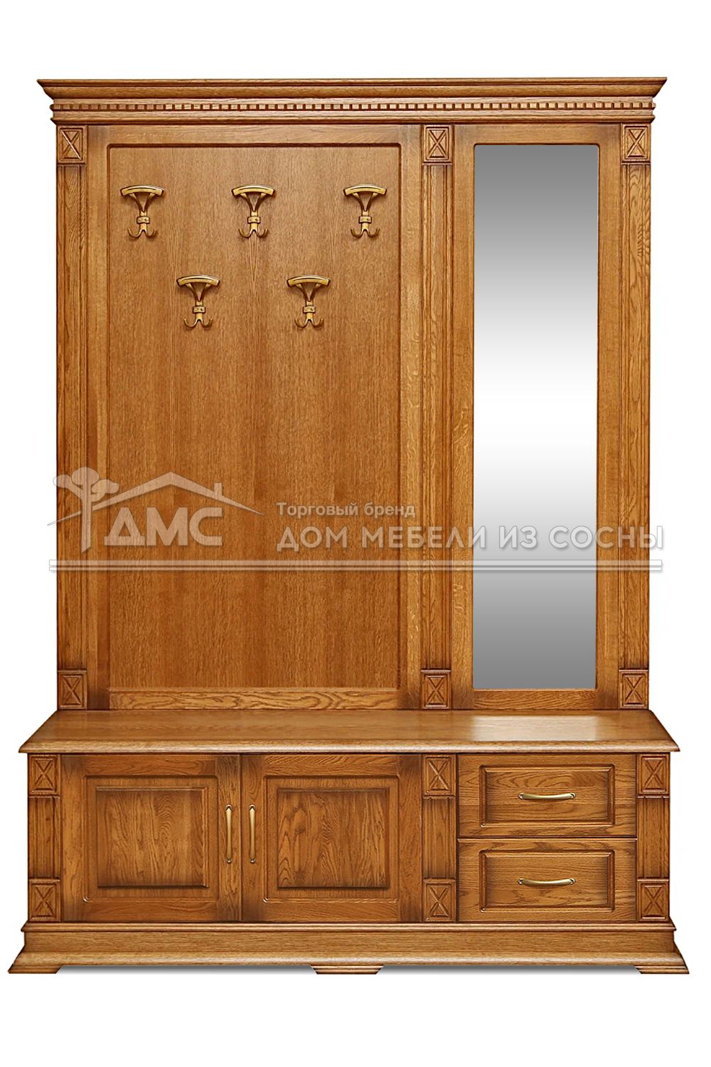 Тумба с вешалкой и зеркалом Флоренция