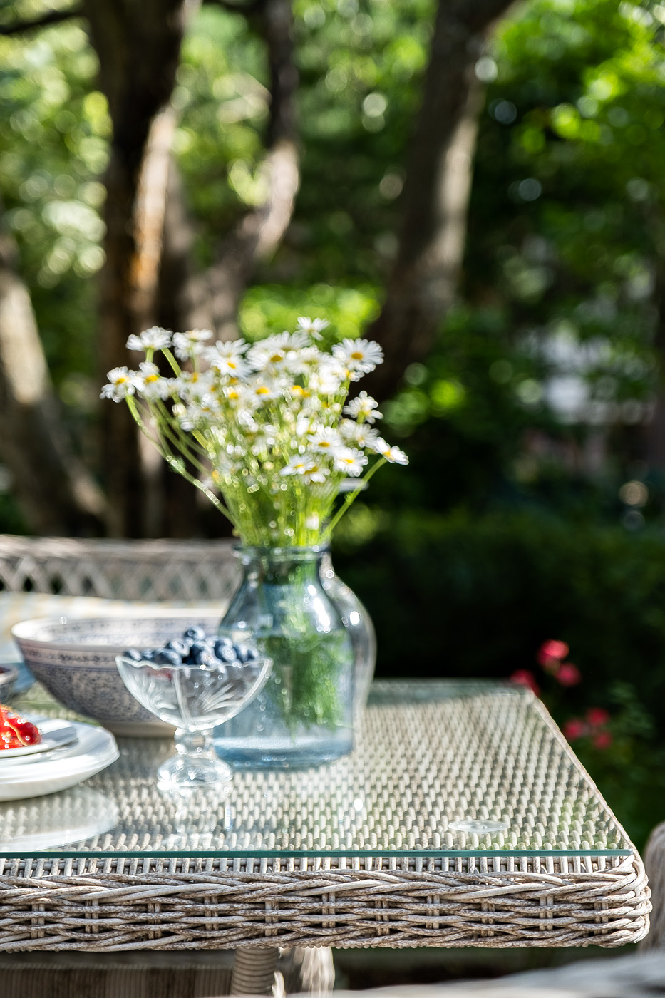 "Арлиш" обеденная группа плетеная на 4 персоны, цвет бежевый