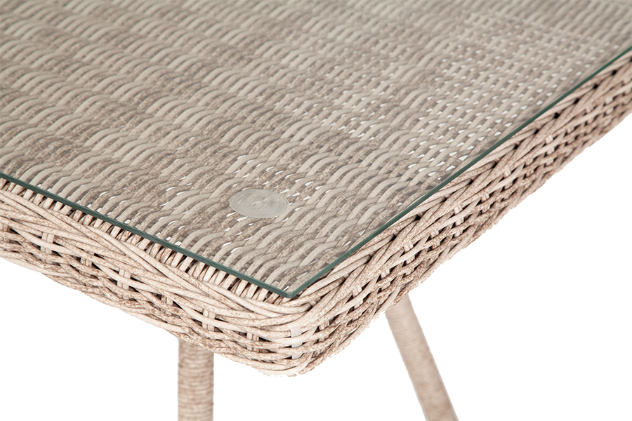 "Арлиш" стол плетеный из искусственного ротанга, цвет бежевый