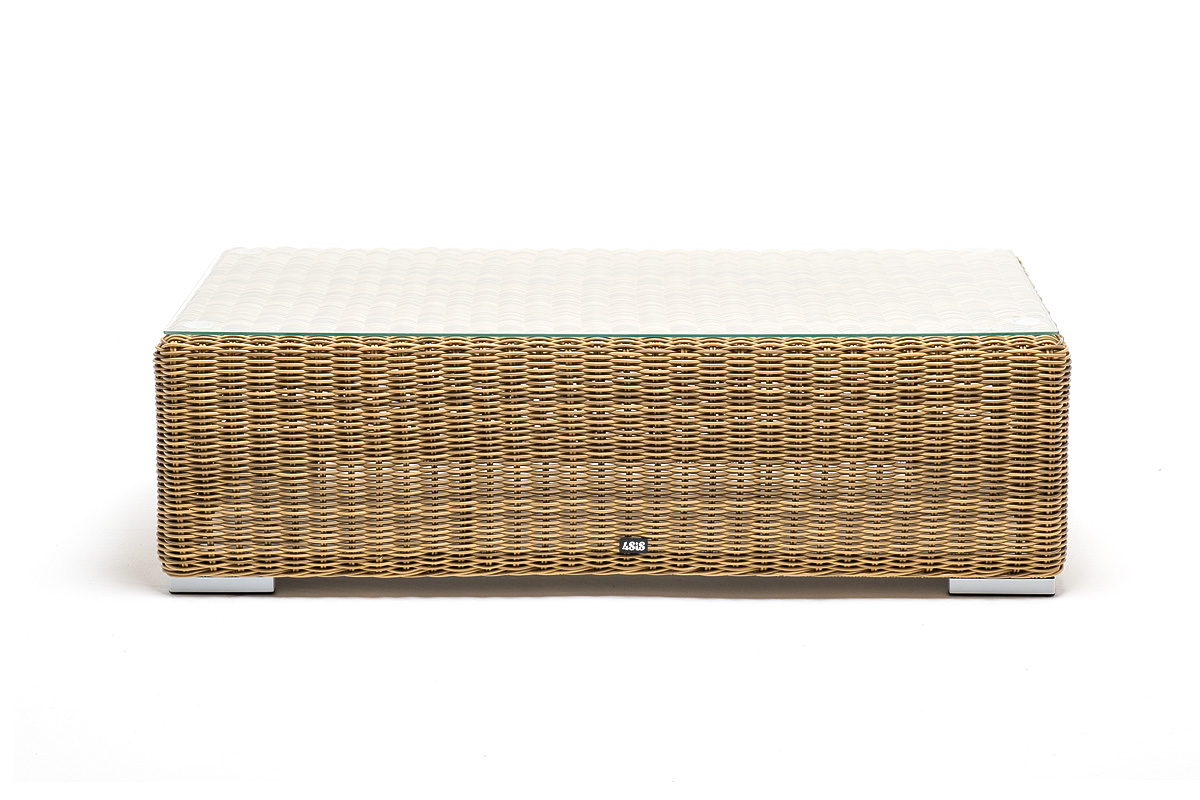 "Боналли" лаунж-зона из искусственного ротанга, цвет соломенный 