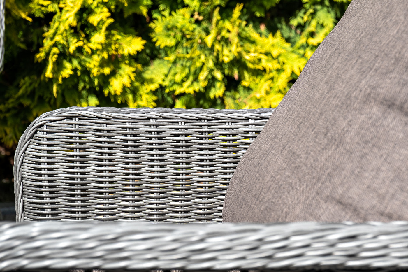 "Глиссандо" диван трехместный из искусственного ротанга, цвет графит