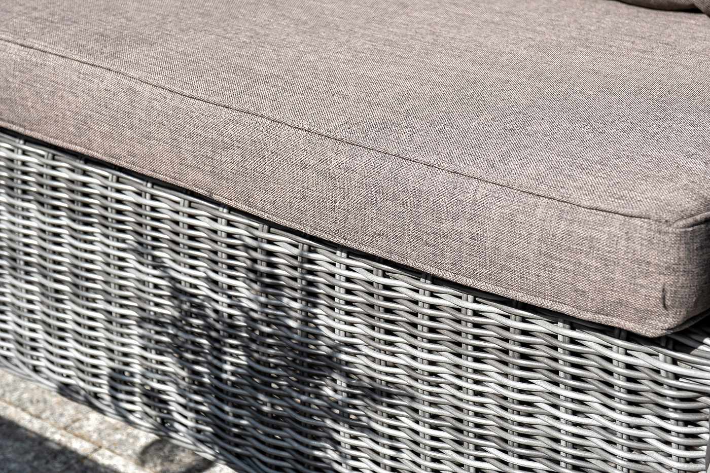 "Глиссандо" лаунж-зона из искусственного ротанга, цвет графит