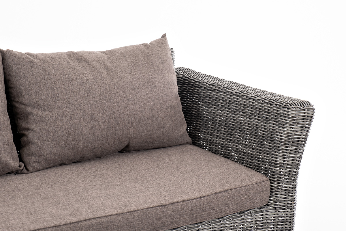 "Каприоли" лаунж-зона из искусственного ротанга, цвет графит