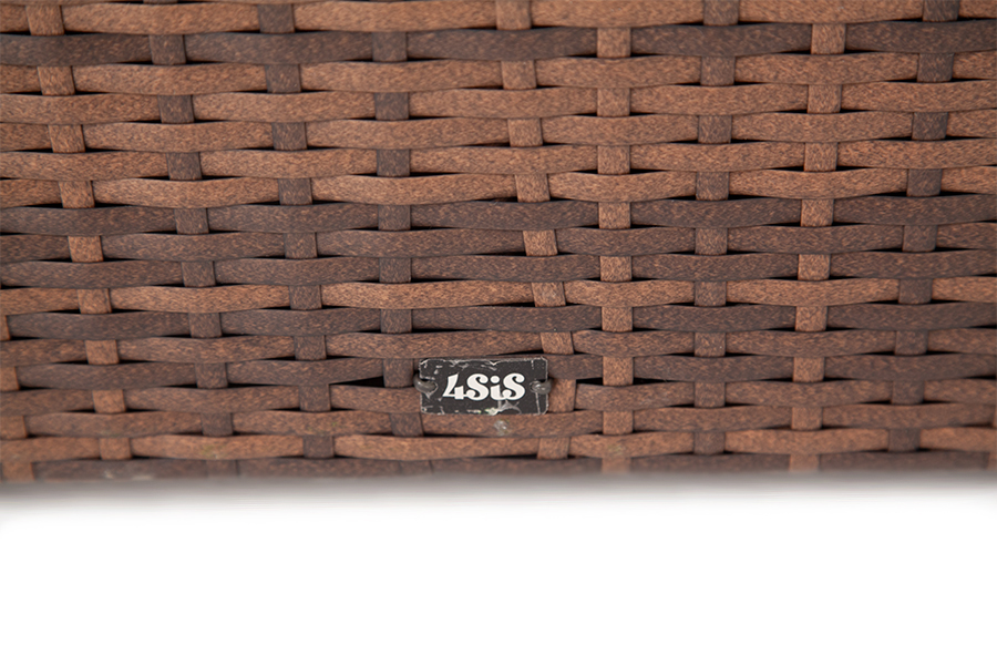 "Порту" сундук водонепроницаемый из искусственного ротанга, цвет коричневый