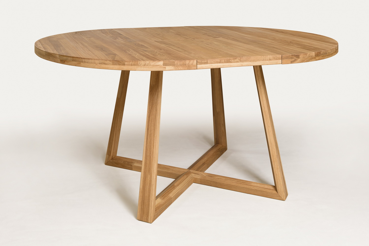 Стол обеденный раздвижной "Мерби Р",1000/1400, бейц-масло