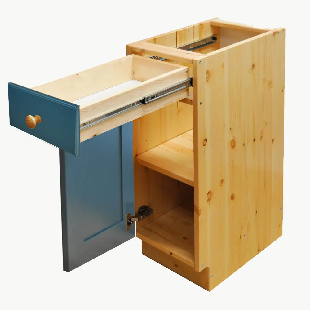 Тумба массив сосны Весури с 1 ящ. арт. 331 морин